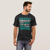Problemen met algemene oplossing van het menselijk t-shirt (Voorkant volledig)