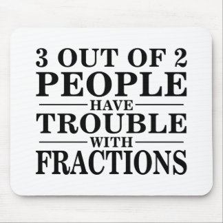 Problemen met breuken muismat