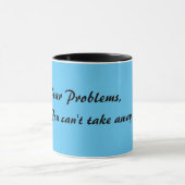 Problemen met de Faith Quote Coffee-Mok Mok (Midden)