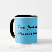 Problemen met de Faith Quote Coffee-Mok Mok (Voorkant links)