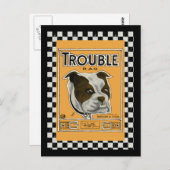 Problemen met de hond briefkaart (Voorkant / Achterkant)