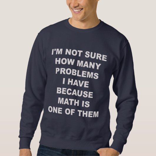 Problemen met de Wiskunde. Sweater (Voorkant)