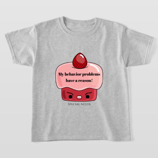Problemen met gedrag in speciale behoeften gefrust t-shirt (Laagn)