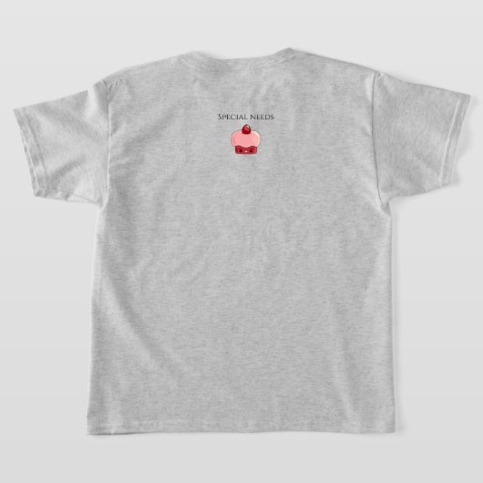 Problemen met gedrag in speciale behoeften gefrust t-shirt (Laag Achter)