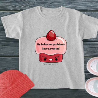 Problemen met gedrag in speciale behoeften gefrust t-shirt