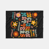 Problemen met inclusie van leraren in het speciaal fleece deken (Voorkant (Horizontaal))