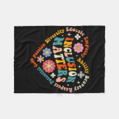 Problemen met inclusie van leraren in het speciaal fleece deken (Voorkant (Horizontaal))