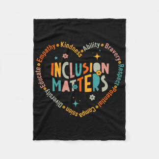 Problemen met inclusie van leraren in het speciaal fleece deken