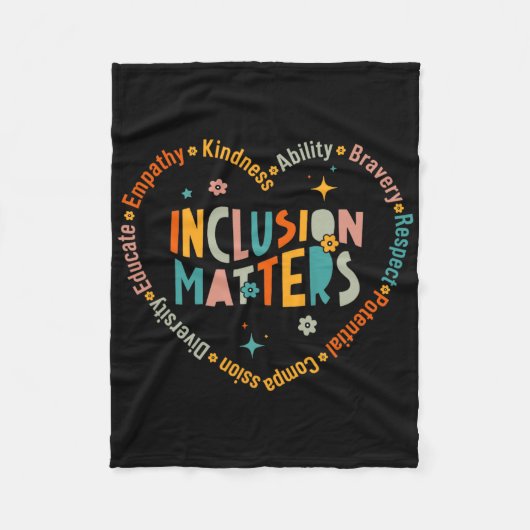 Problemen met inclusie van leraren in het speciaal fleece deken (Voorkant)