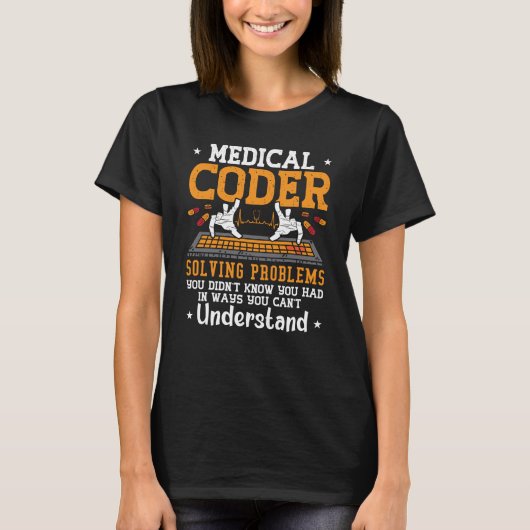 Problemen met medische codering oplossen Hulp-code T-shirt (Voorkant)