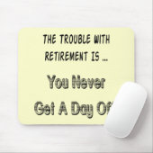 Problemen met ouderdomsgeschenken en T-shirts Muismat (Met muis)