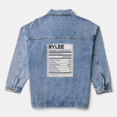 Problemen met Rylee Nutrition Information Problem Denim Jacket (Achterkant)