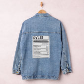 Problemen met Rylee Nutrition Information Problem  Denim Jacket (Hangar)