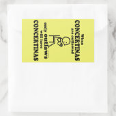 Problemen met verbiedt rechthoekige Sticker (Tas)