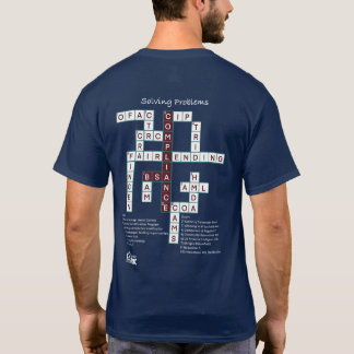 "Problemen oplossen" Banknaleving - Geen Lapel T-shirt