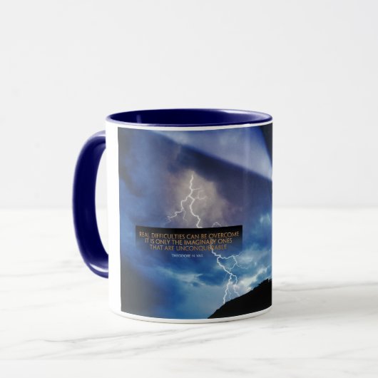 Problemen oplossen Inspirerend Mok (Voorkant links)