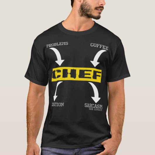 Problemen Oplossing Coffee Sarcasm Effect donut pi T-shirt (Voorkant)