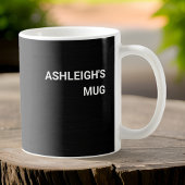 Problemen? Tabellen lossen het op Zwart verloop Koffiemok