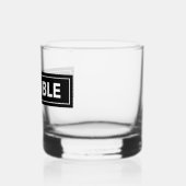PROBLEMEN Vet Blok Tekst Stoeien Glas (Links)