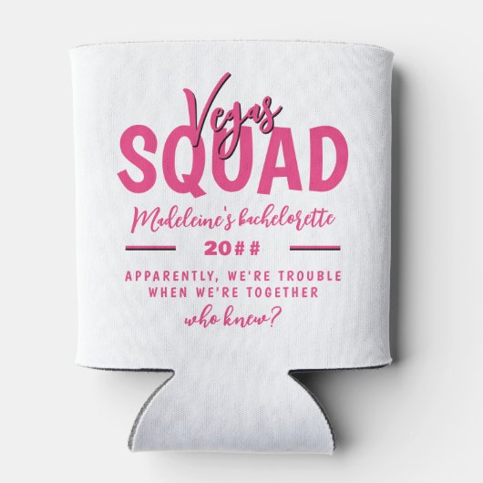 Problemen wanneer samen Bachelorette Bride Squad Blikjeskoeler (Achterkant)