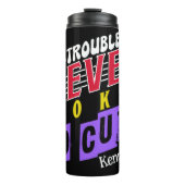 Problemen zagen er nog nooit zo Schattige uit" - S Thermosbeker (Voorkant)