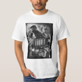 Problemen zijn Mijn zakelijke Poster B&W T-shirt (Voorkant)