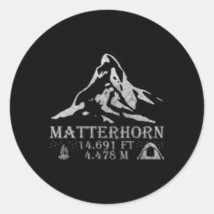 Problemhorn Mountain Alpen Buitenklimmen Wandelen Ronde Sticker