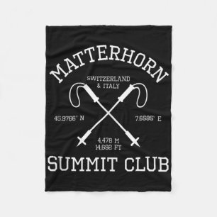 Problemhorn-top Club Wandeling Zwitserland I Fleece Deken