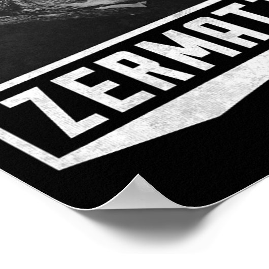 Problemhorn Zermatt Switzerland Skiing Holiday Mou Poster (Hoek)