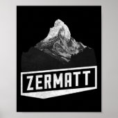 Problemhorn Zermatt Switzerland Skiing Holiday Mou Poster (Voorkant)