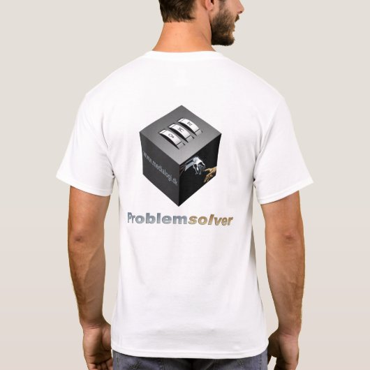 Problemsolver t-shirt (Achterkant)