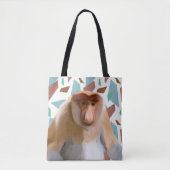 Proboscis Aap Bedreigde Soorten Tote Bag (Voorkant)