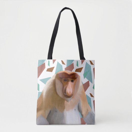 Proboscis Aap Bedreigde Soorten Tote Bag (Voorkant)