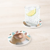 Proboscis Aap Bedreigde Soorten Zandsteen Onderzetter (Zijkant)