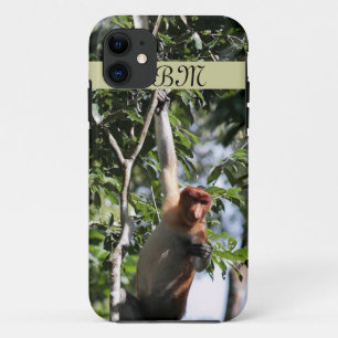 Proboscis-aap in het regenwoud van Borneo Case-Mate iPhone Case