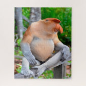 Proboscis Monkey. Legpuzzel (Verticaal)