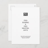 #PROBOXING & #PROMARTIALARTS FEESTDAGENKAART (Voorkant / Achterkant)