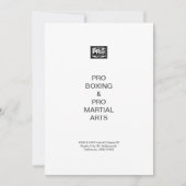 #PROBOXING & #PROMARTIALARTS FEESTDAGENKAART (Voorkant)
