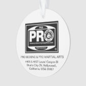 #PROBOXING & #PROMARTIALARTS ORNAMENT (voorkant)