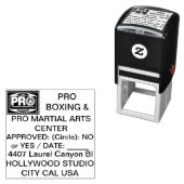 #PROBOXING & #PROMARTIALARTS  ZELFINKTENDE STEMPEL (In situ)