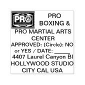 #PROBOXING & #PROMARTIALARTS  ZELFINKTENDE STEMPEL (Design)