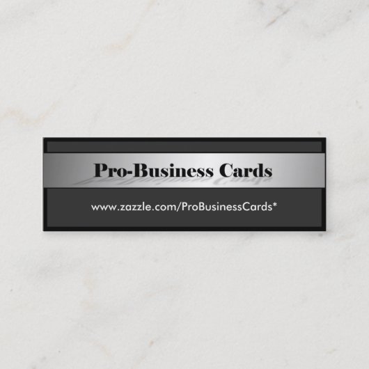 ProBusinessCards Skinny-profielkaart Mini Visitekaartje (Voorkant)