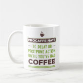 PROCAFFEINATE Definition koffie Mok (Links)