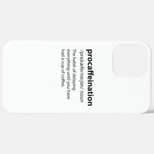 Procaffeinatie Funny Dictionary Definition Case-Mate iPhone Case (Achterkant / Rechts)