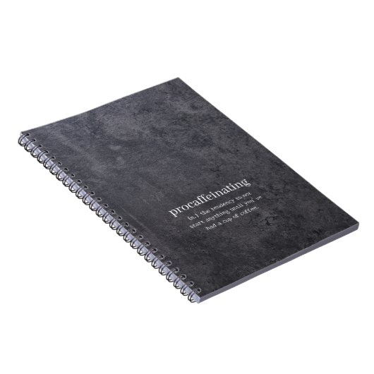 Procaffeïneren Notitieboek (Rechterzijde)