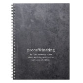 Procaffeïneren Notitieboek (Voorkant)