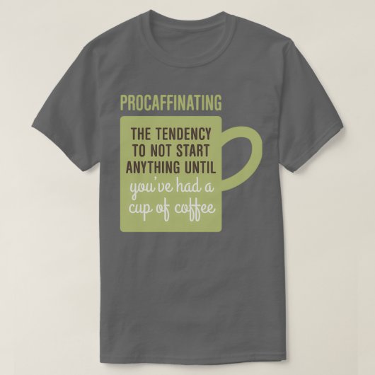 Procafferen 2 t-shirt (Design voorkant)