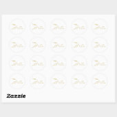 Procaïne, verdovingsmiddel, goudformule ronde sticker (Vel)