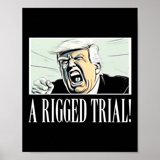 Proces gemanipuleerd!!! Trump 2024 Maga Sarcastic  Poster (Voorkant)