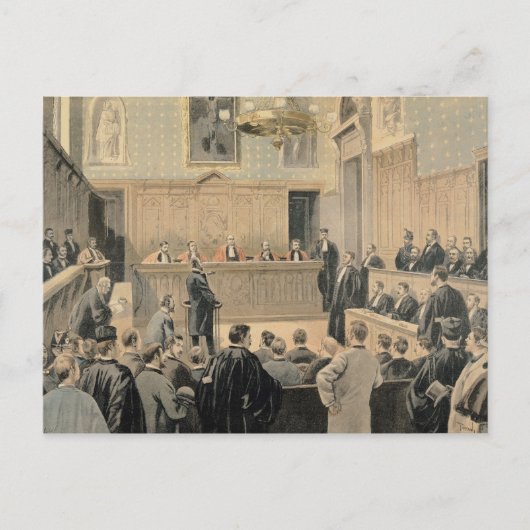 Proces in Panama Briefkaart (Voorkant)